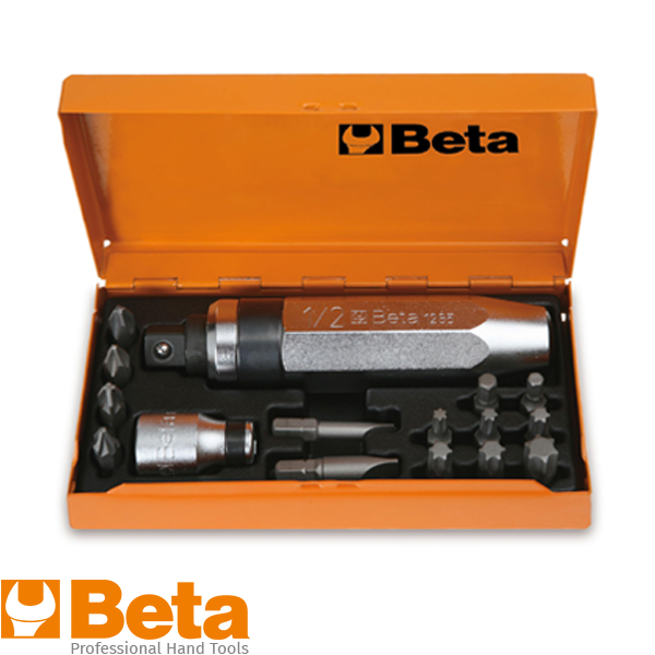 Beta 1295/C14 slagschroevendraaierset 5/16 bits