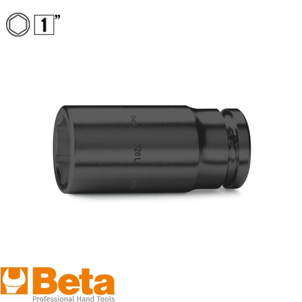 Beta 729l 1” slagmoerdop lang 6k 41mm