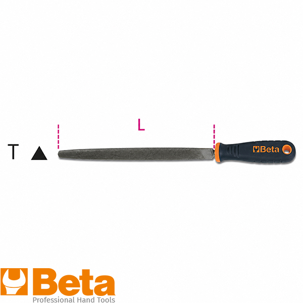 Beta 1719bma8/t driehoek vijl halfzoet 200mm