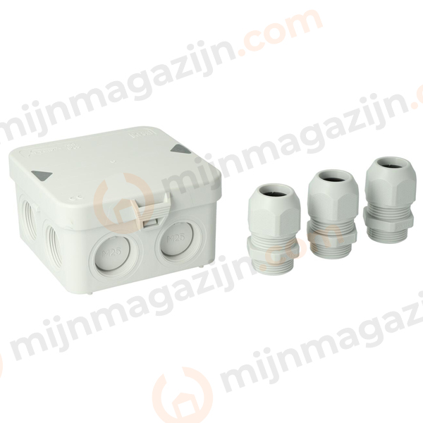 Attema AK1 AT2500 IP65 kabeldoos + 3wart. M25