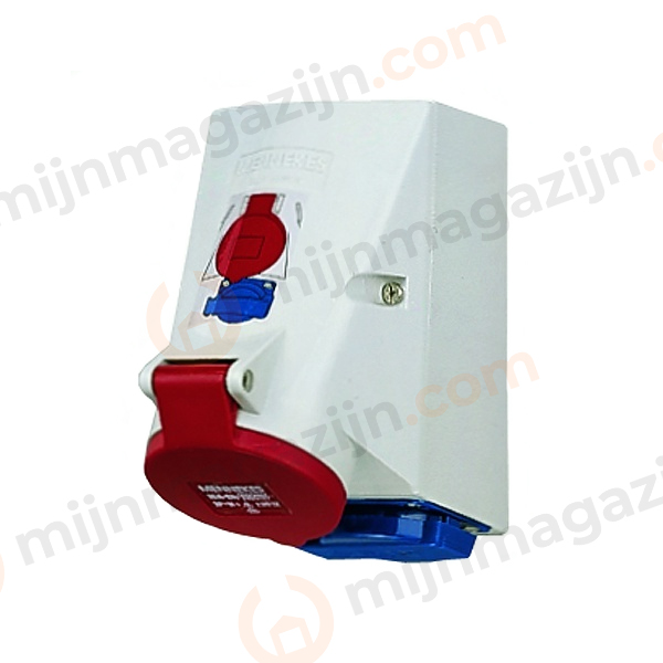 Mennekes CEE 5p. 16A 400v type 1649 twinbox