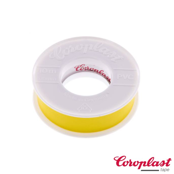 Coroplast isolatietape 15mm 10m Geel