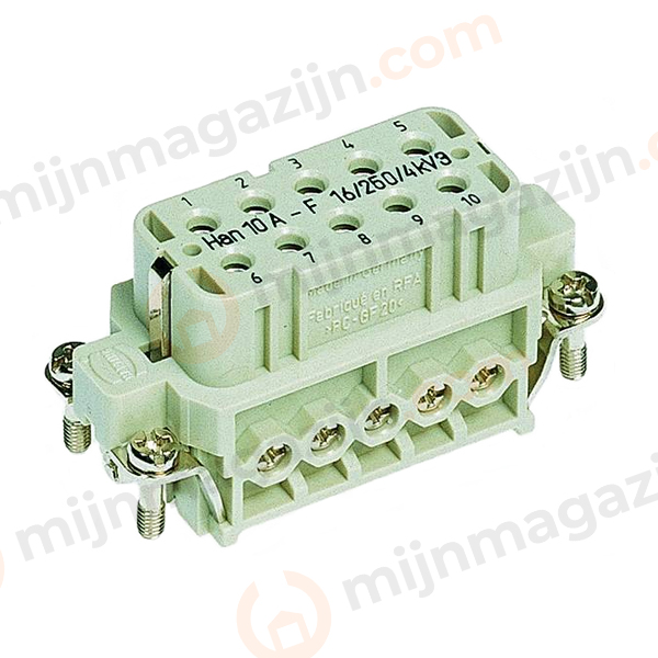 Harting 10A busbinw. 10p 09200102812