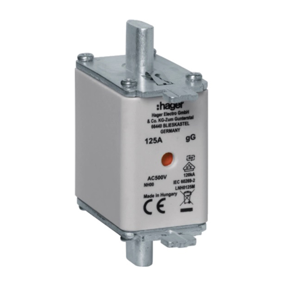 Mespatroon traag 125A NH00 GG 3 stuks