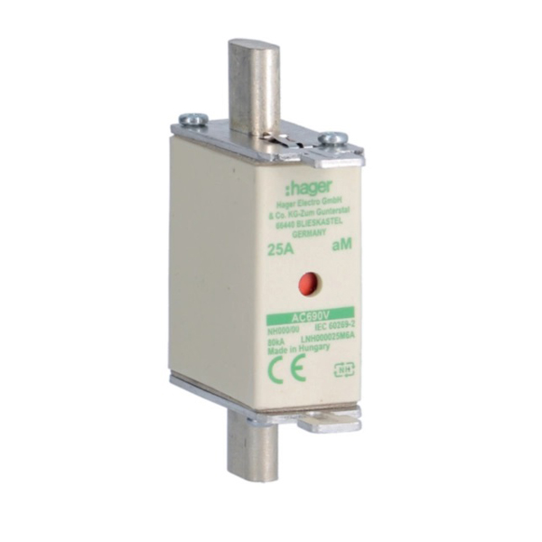 Mespatroon traag 25A NH000 GG 3 stuks