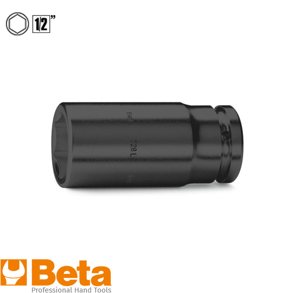 Beta 720l 1/2 slagmoerdop lang 6k 22mm