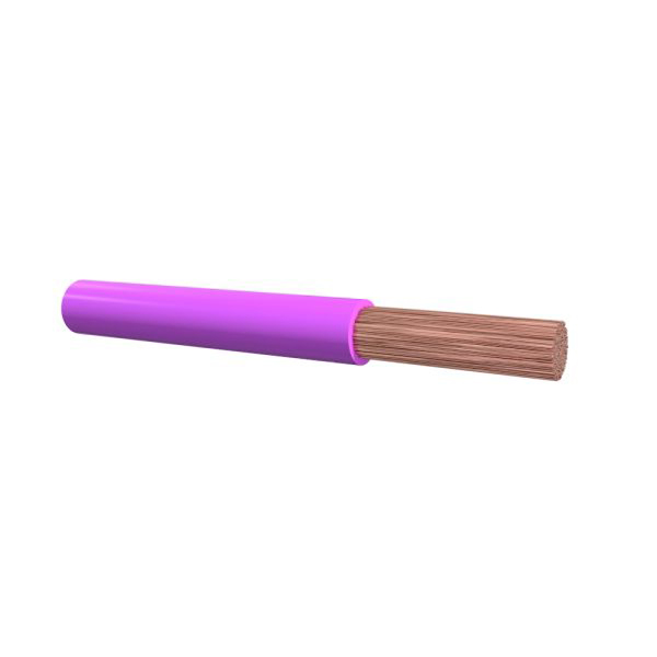 Montagedraad H05V-K 0.75 paars ds=100m