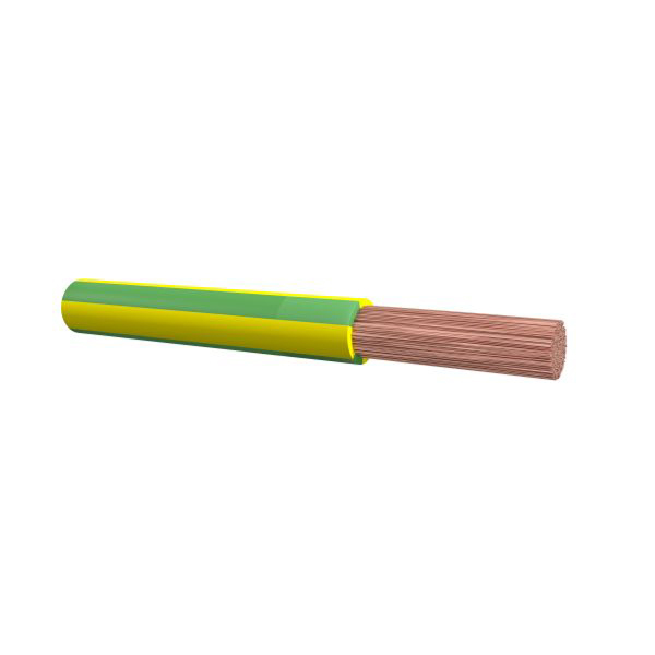 Montagedraad H05V-K 1.0  groen/geel ds=100m