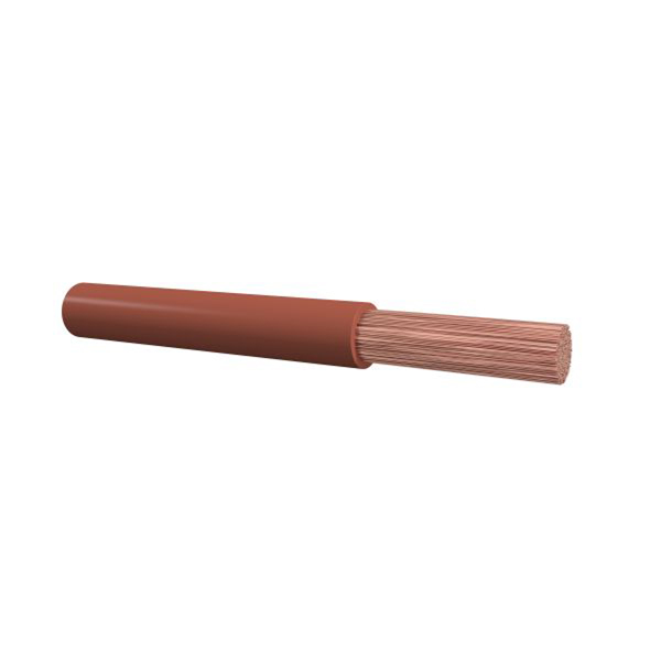 Montagedraad H05V-K 1.0  bruin ds=100m