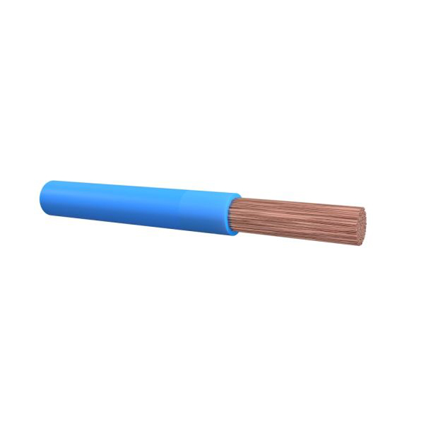 Montagedraad H05V-K 1.0  blauw ds=100m