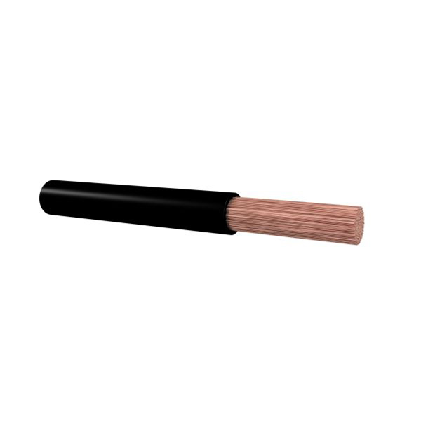 Montagedraad H07V-K 2.5 zwart ds=100m