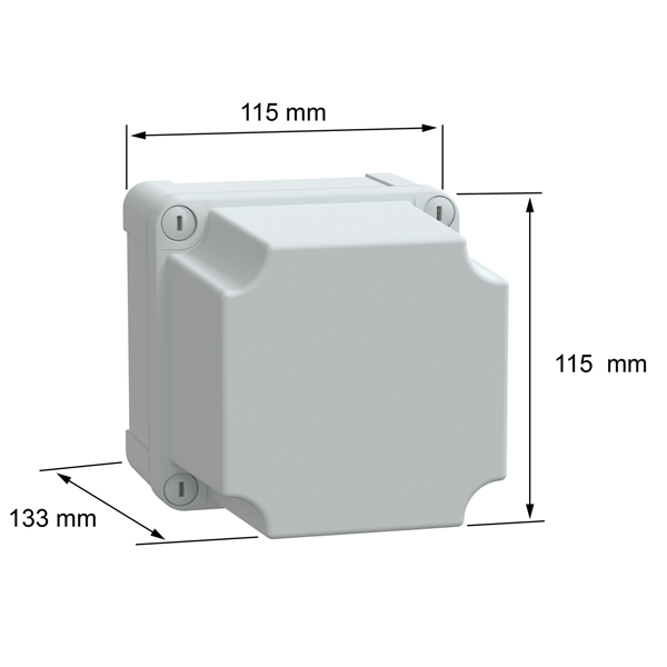 SE NSYTBS111113H ABS box 116x116x133mm