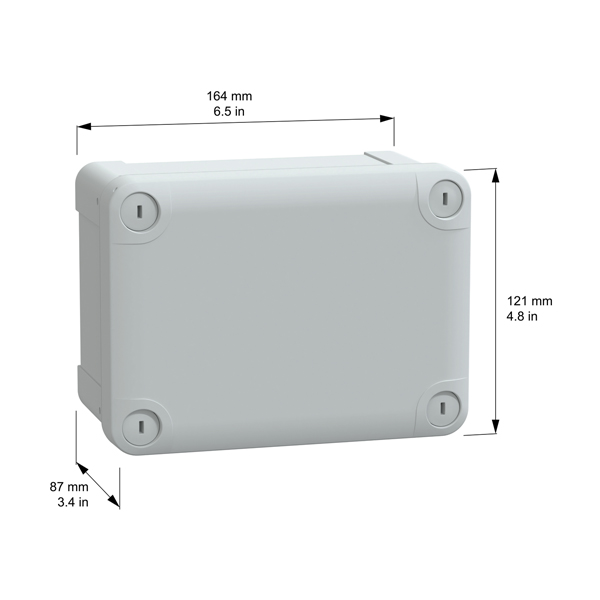 SE NSYTBS16128 ABS box 164x121x87mm