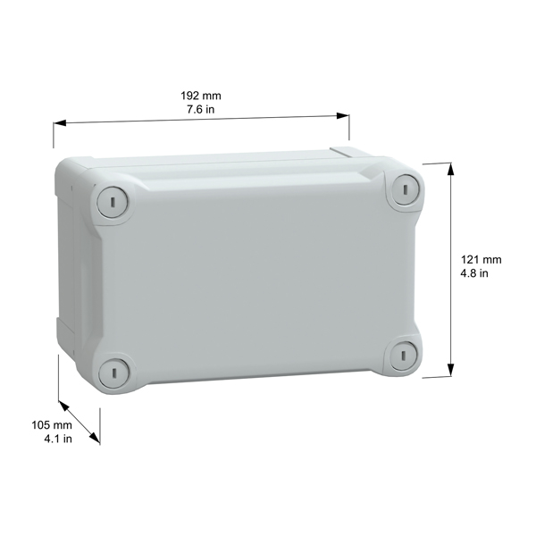 SE NSYTBS241910H ABS box 241x194x107mm