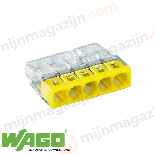 Wago 2273-205 lasklem transp./ge. 5-v compact