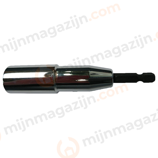 1/4 dopsleutel SW19mm 6-kant L=110mm Extra diep 61