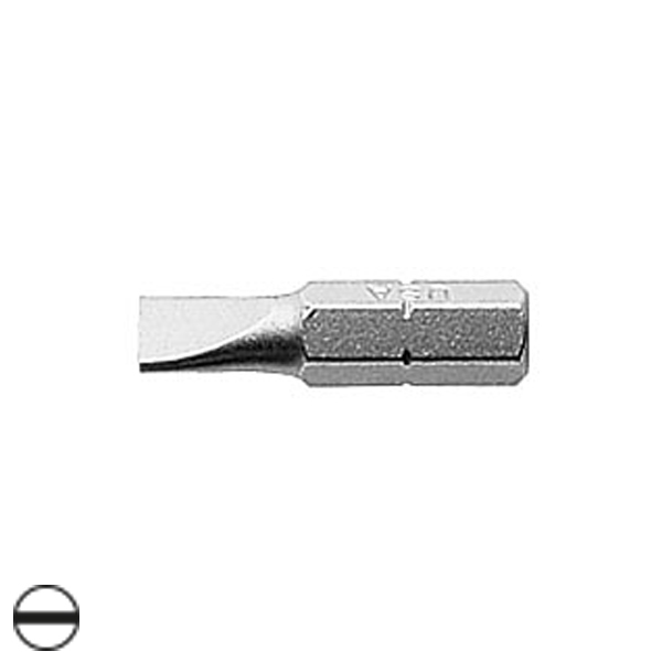 1/4 insertbit sleuf 0.5×4.0mm L=25mm