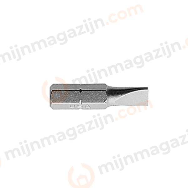 1/4 insertbit sleuf 0.6×4.5mm L=25mm