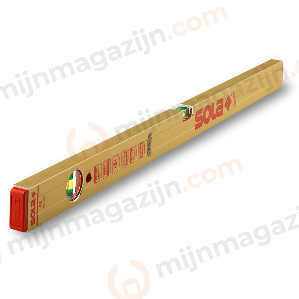 Alu Blokwaterpas AZM100 100cm 2 libellen 0,50mm/m