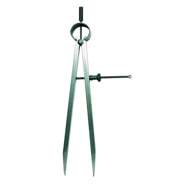 Steekpasser 200mm Met veer en stelschroef