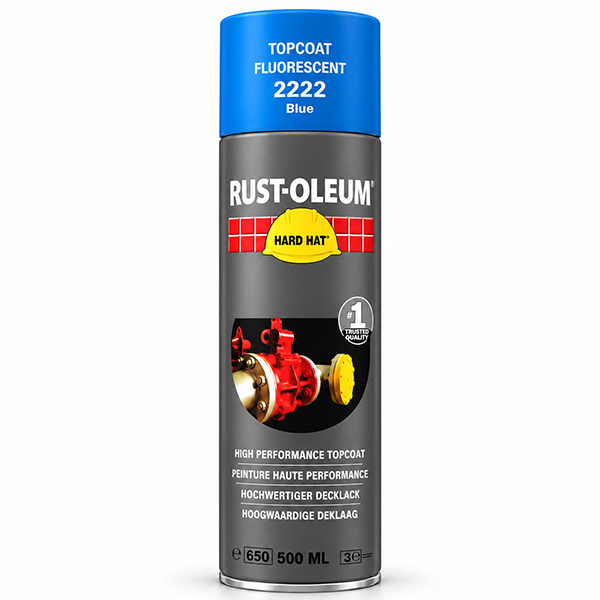 Spuitbus 2222 fluorecerend blauw 500ml