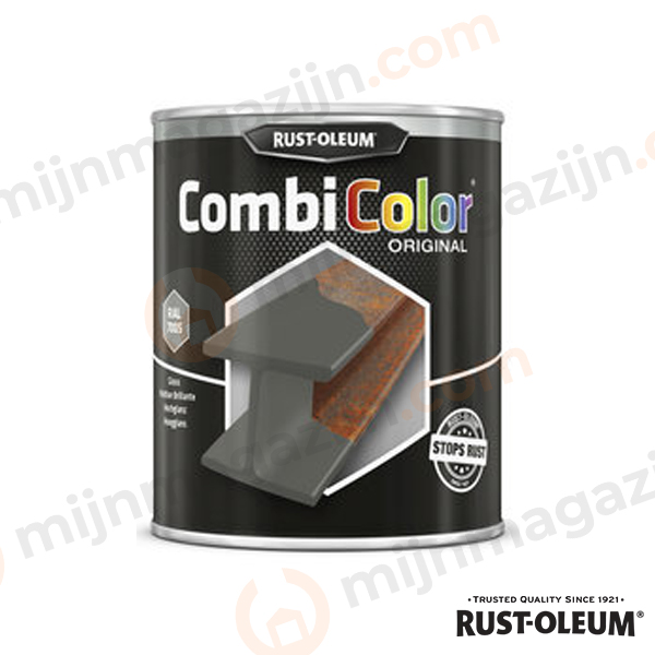 Blik 7386 RAL 7005 marinegrijs 0.75L