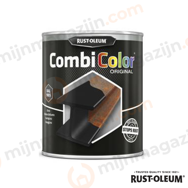 Blik RAL9005 zwart 0.75 L