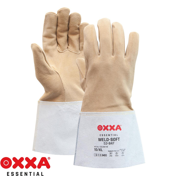 Oxxa Weld-Soft 53-847 Tighandschoen Splitleder MT10