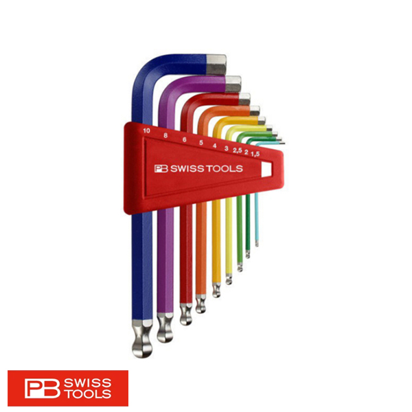 PB set rainbow 1.5-10mm kort met kogel