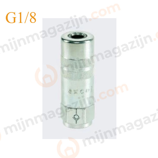 Vetspuit mondstuk G1/8  4-beks met klep