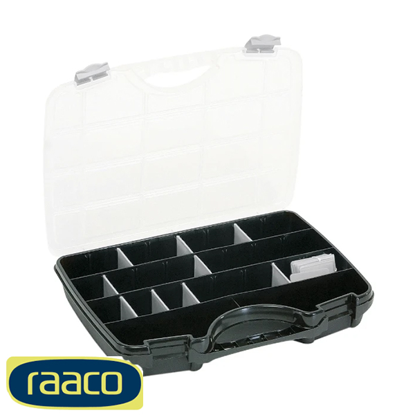 Raaco assortimentskoffer zw/gr A-45 26vaks