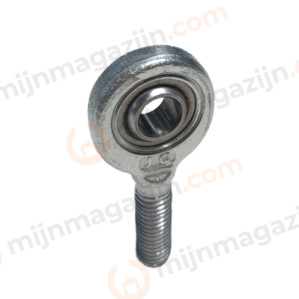 Stangkop Smal Staal M8 uitw.boring 8mm