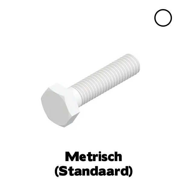 D933/I4017 Tapbout M5x20 PA 6.6 Nylon wit