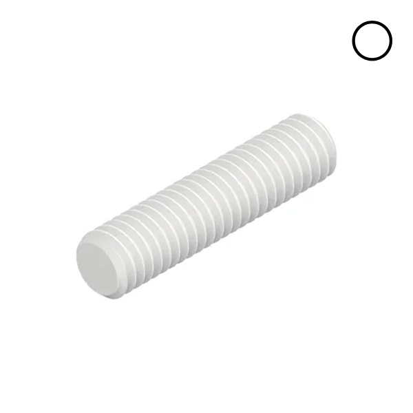 D976-1 Draadstang 1 meter nylon PA6.6 M5