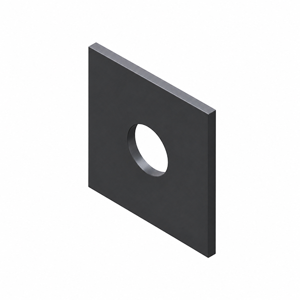 D436 4K-sluitplaat 16x50x5 blank