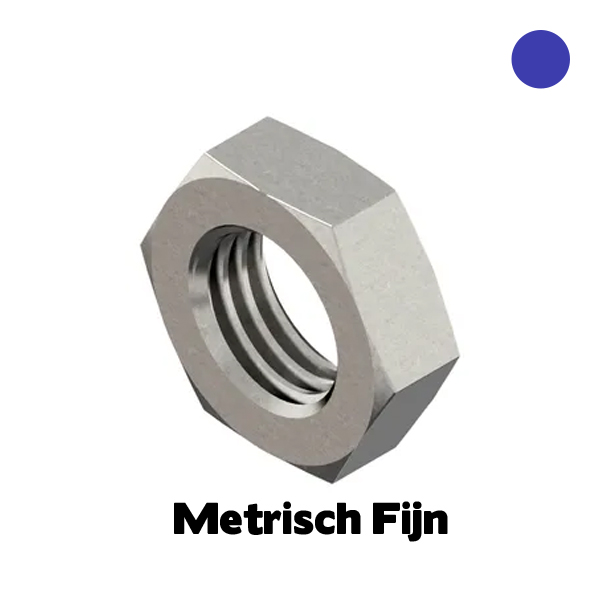 D439B Lage Moer MF M16X1.50 RVS A4