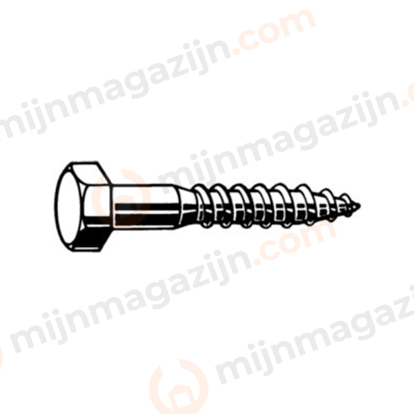 D571 Houtdraaibout 12x140mm EVZ