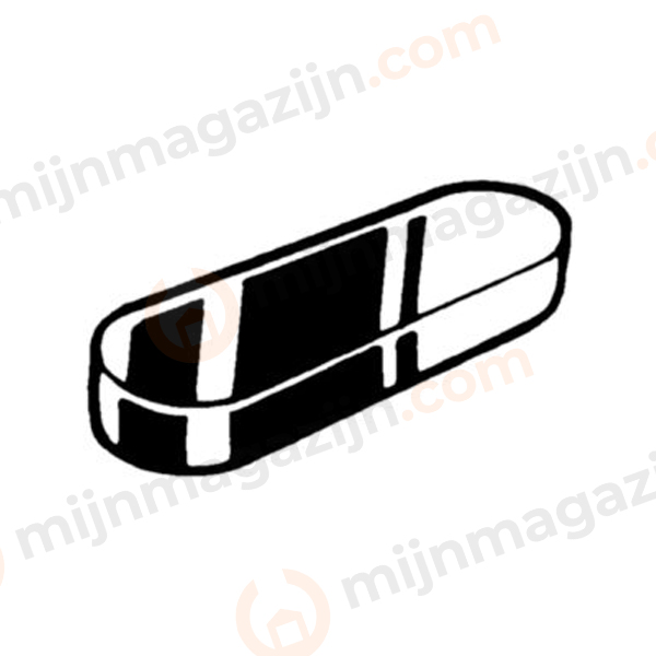 D6885A Vlakke inlegspie 12x8x60mm