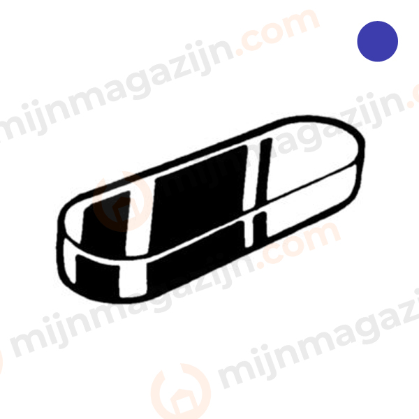 D6885A Vlakke inlegspie RVS A4 8x7x32mm