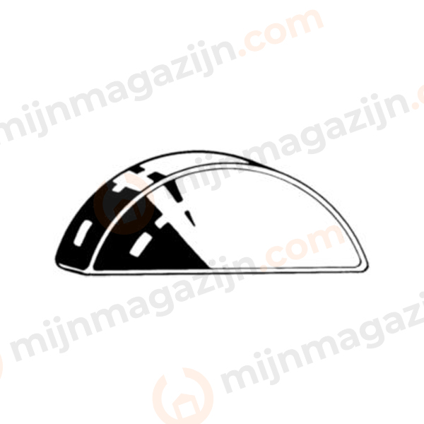 D6888 Inlegspie 1/2 maan 4×6.5mm