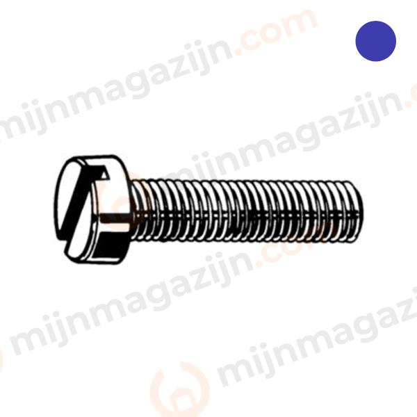 D84 RVS A4 ck-schr. zaagsnede M6x16