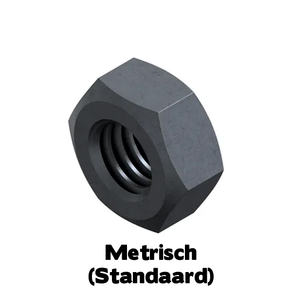 D934 Zeskantmoer M3 Kl.8 Blank
