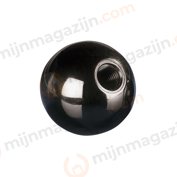 D319C Kogelknop glad kunststof M8x40