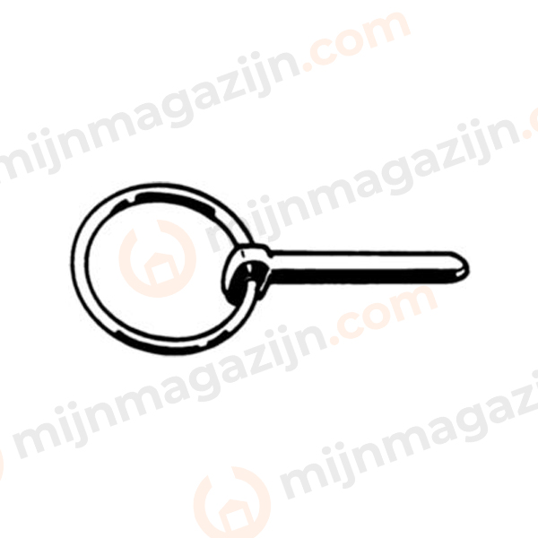 GLP Verende borgpen met ring 11mm