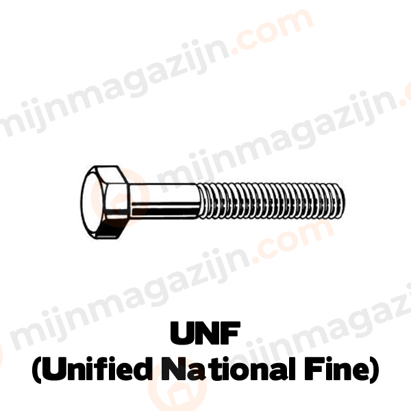 Borstbout UNF 9/16 X 2 1/2 Inch 8.8 EVZ
