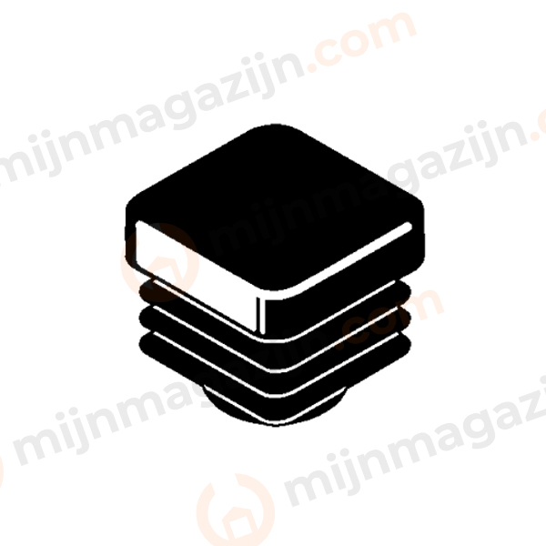 Meubeldop 4K zwart 15-15mm d:1-2mm