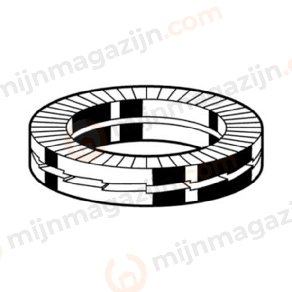 Nordlock Borgring M10 Delta Protekt