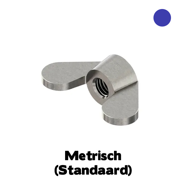 RVS A4 vleugelmoer AM model M6