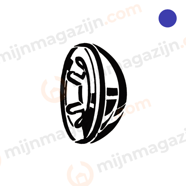 Starlock borgring met RVS kap 12mm