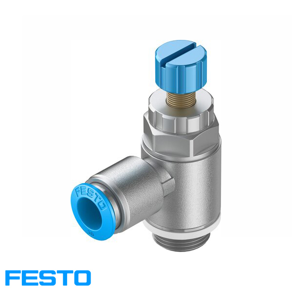 Festo GRLA-3/8-QS10-RSD [534343] Snelh.reg.ventiel